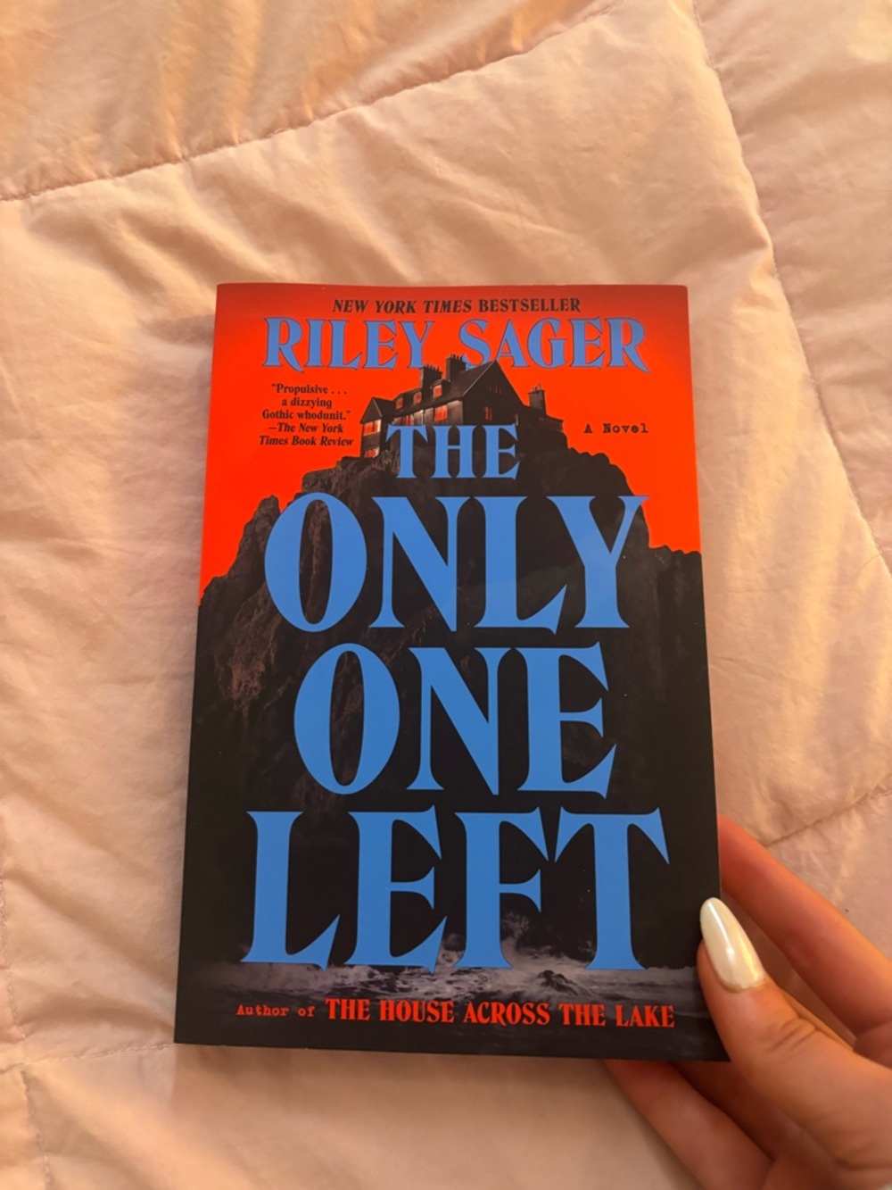 Original Penguin Book Cover Tee Tone: Bright Orange and Blue Graphic